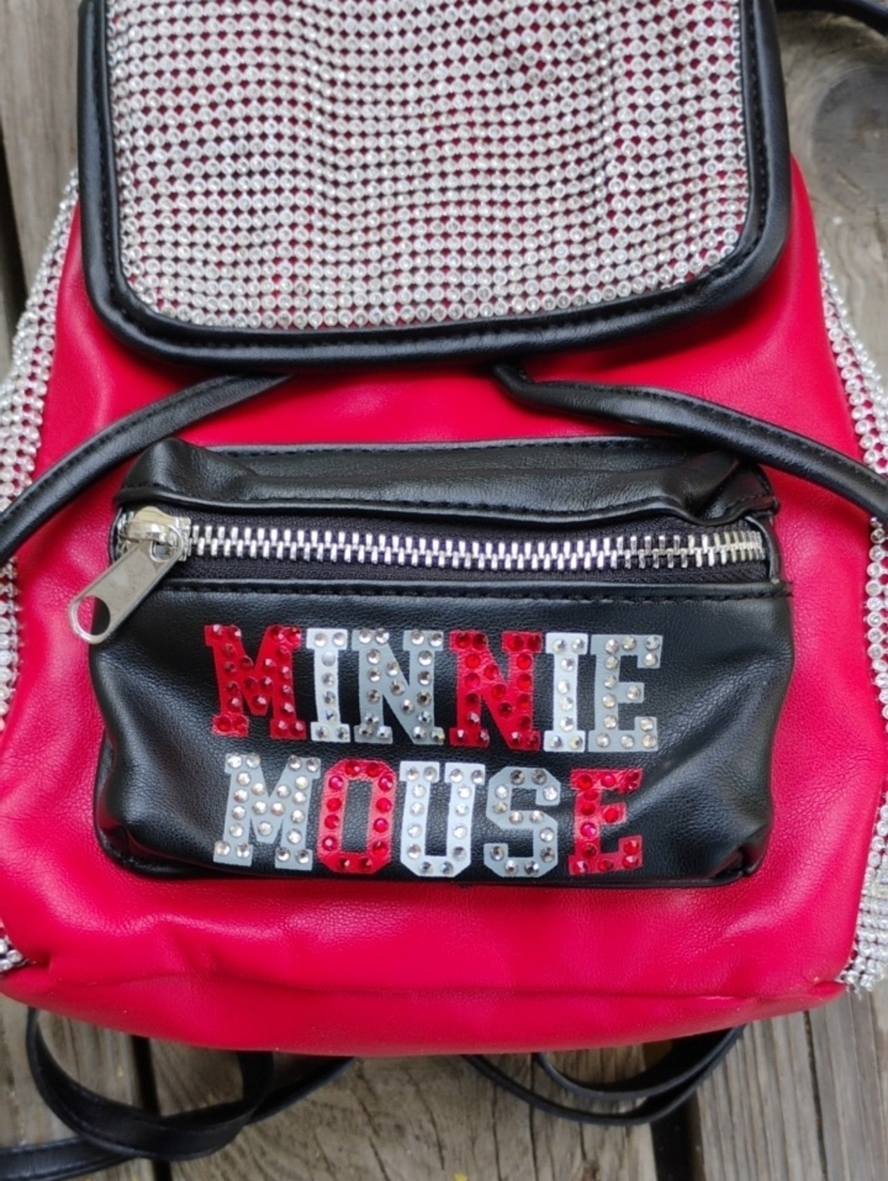 Disney Mini Mouse Rhinestone Mini Backpack - Picture 2 of 13
